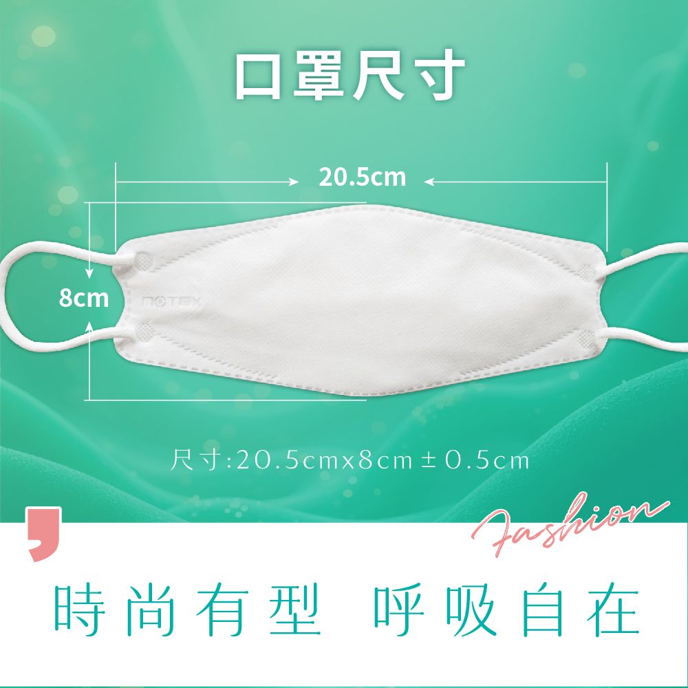 魚型口罩尺寸