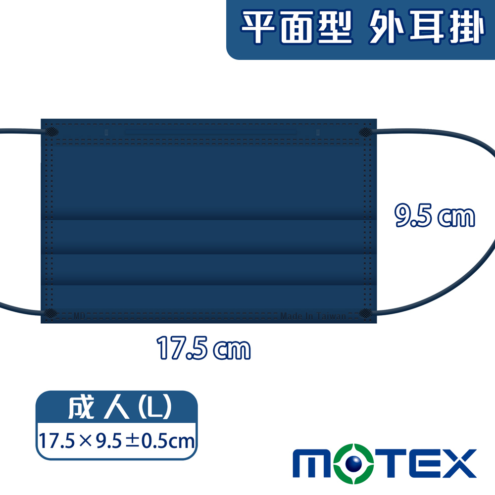 MOTEX平面口罩尺寸